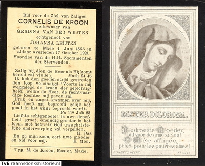 Cornelis de Kroon- Johanna Leijten- Gerdina Lighart